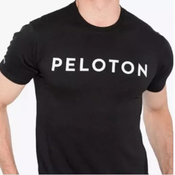 Peloton Black Short Sleeve Crewneck T-Shirt "Field Ops" Black size Large - Picture 1 of 7